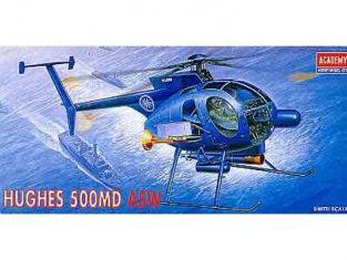Academy maquette helico 1645 Hughes 500MD ASW 1.48