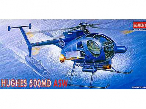 Academy maquette helico 1645 Hughes 500MD ASW 1.48