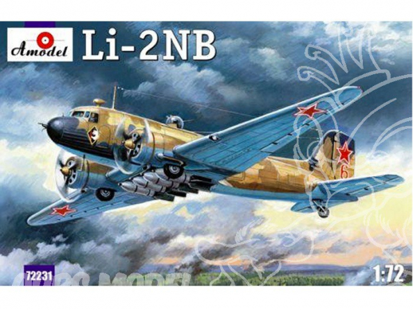 Amodel maquettes avion 72231 LISUNOV Li- 2NB Bombardier Léger Soviétique 1/72