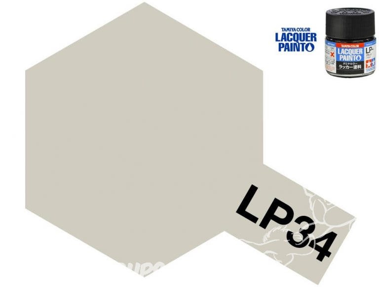 Peinture laque couleur Tamiya LP-34 GRIS CLAIR 10ml