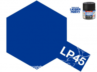 Peinture laque couleur Tamiya LP-45 RACING BLEU 10ml