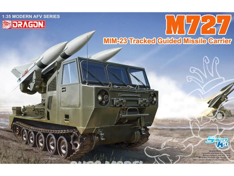 Dragon maquette militaire 3583 M727 MIM-23 Lance missile guidé sur chenilles 1/35