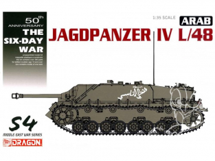 Dragon maquette militaire 3594 Jagdpanzer IV L/48 Forces arabes - 50th Anniversaire guerre des six jours 1/35