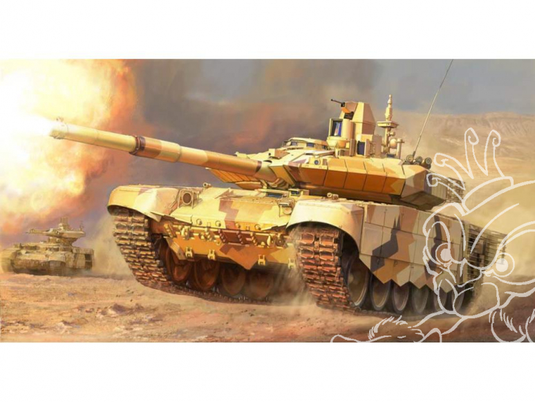 Zvezda maquette militaire 3675 Char Russe T-90MS 1/35