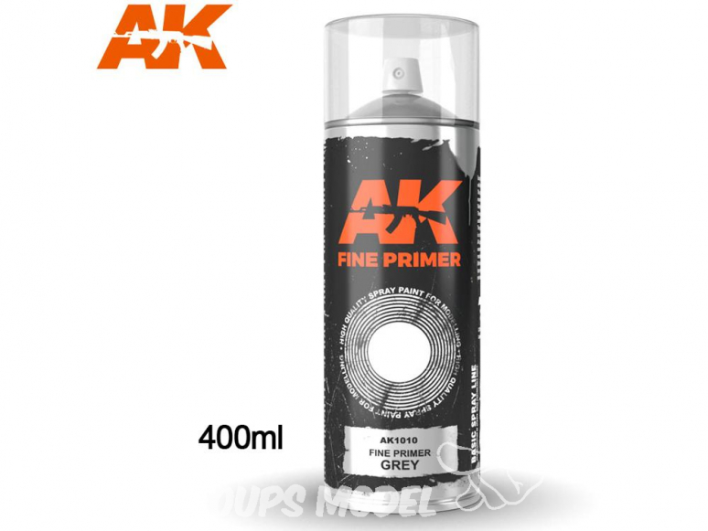 Ak Spray AK1010 Bombe d'appret fin gris 400ml Fine Primer