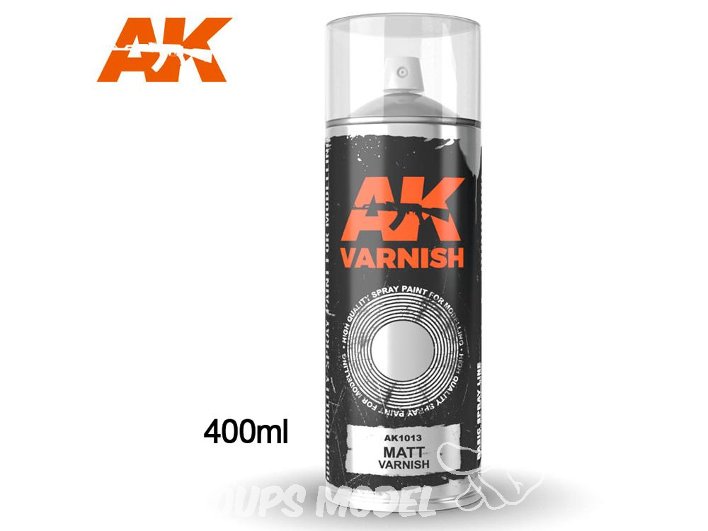 Ak Spray AK1013 Bombe de vernis mat 400ml