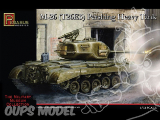 Pegasus maquette militaire 7505 M26 T26E3 Pershing Evy Tank 1/72