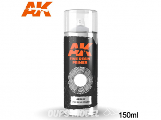Ak Spray AK1017 Bombe d'appret fin pour résine 150ml Fine resin Primer