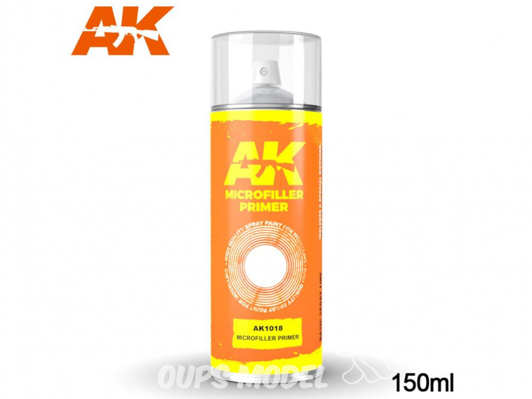 Ak Spray AK1018 Bombe d'appret microfiller 150ml Microfiller Primer