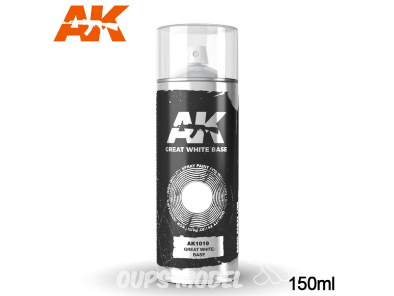 Ak Spray AK1019 Bombe d'appret base blanche 150ml Great white base