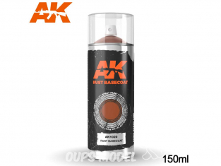 Ak Spray AK1020 Bombe d'appret rouille 150ml Rust basecoat