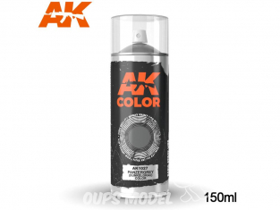 Ak Spray AK1027 Bombe peinture Gris Panzer - Panzergrey (Dunkelgrau) 150ml