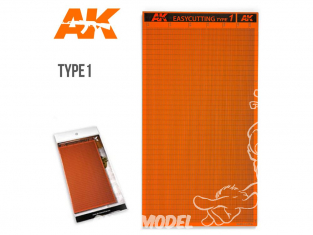 Ak interactive AK8056 Tapis de coupe pour Masques Type 1 Easycutting