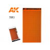 Ak interactive AK8056 Tapis de coupe pour Masques Type 1 Easycutting