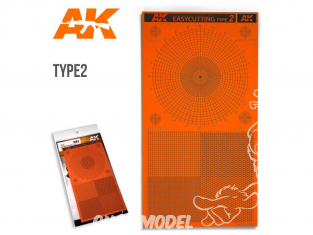 Ak interactive AK8057 Tapis de coupe pour Masques Type 2 Easycutting