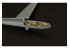 Brengun kit d&#039;amelioration avion BRL144133 LET L-13 Blaník 2pcs pour kit Mark I 1/144