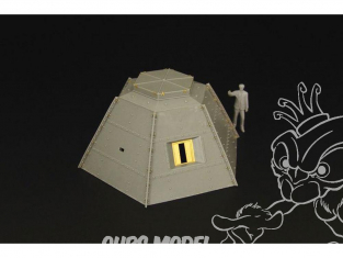 Hauler Accessoire diorama HLS48018 Casemate Japonaise en acier 1/48