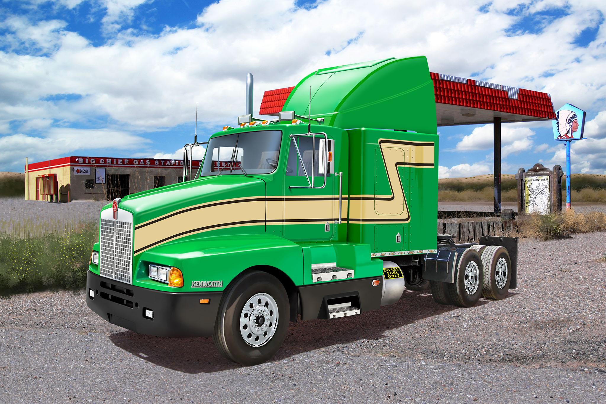 07446 New REVELL KENWORTH T600 Model Kit échelle 1:32 niveau 3