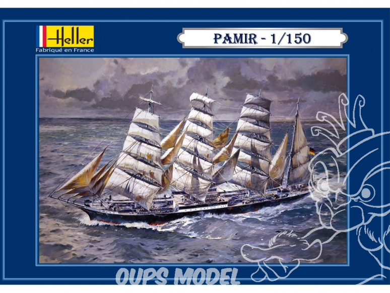 Heller maquette bateau 80887 Voilier Le Pamir 1/150