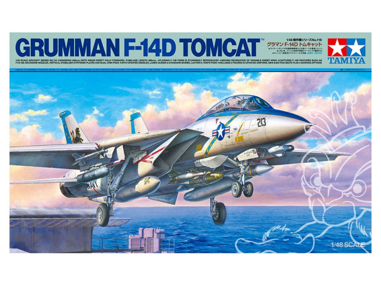 Tamiya maquette avion 61118 Grumman F-14D Tomcat 1/48