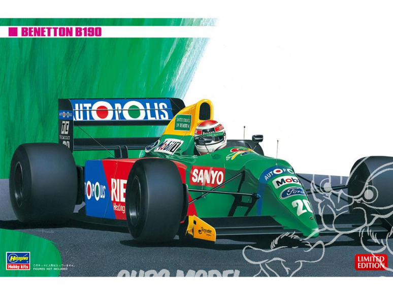 Hasegawa maquette voiture 20340 Benetton B190 1/24