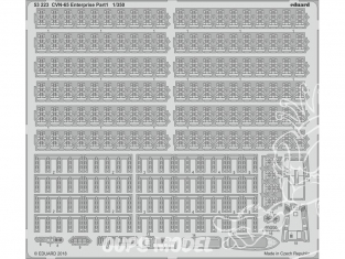 Eduard photodecoupe bateau 53223 CVN-65 USS Enterprise Partie 1 Tamiya 1/350