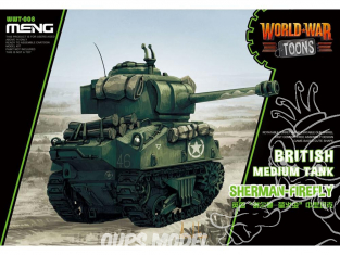 Meng maquette militaire WWT-008 Sherman Firefly Cartoon