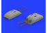 Eduard kit d&#039;amelioration avion brassin 648398 Gun pods Focke Wulf Fw 190A-5/U12 Eduard 1/48