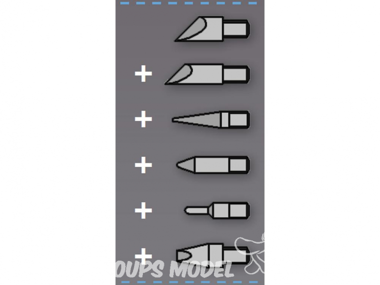 Star Tec 20149 6 pointes pour pyrograveur