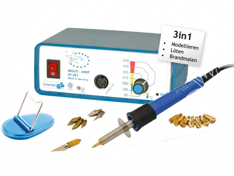 Star Tec ST201 STATION MULTIFONCTION soudures et pyrogravure et cuter de decoupe a chaud