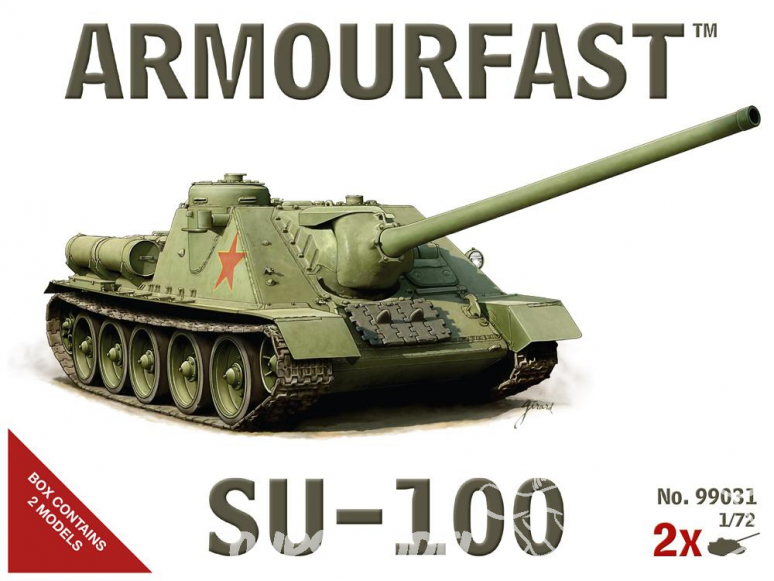 Armourfast maquette militaire 99031 SU 100 1/72