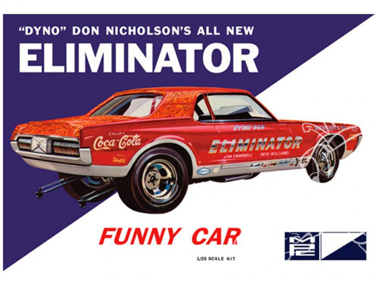MPC maquette voiture 889 Dyno Don Cougar Eliminator Funny Car 1/25