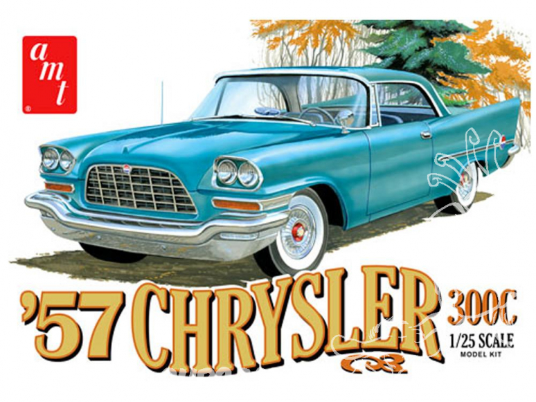 AMT maquette voiture 1100 Chrysler 300C 1957 1/25