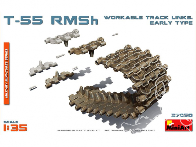 Mini Art maquette accessoires militaire 37050 Set de chenilles pour T-55 RMSh EARLY TYPE 1/35