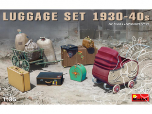 Mini Art maquette militaire 35582 SET DE BAGAGES 1930-1940 1/35