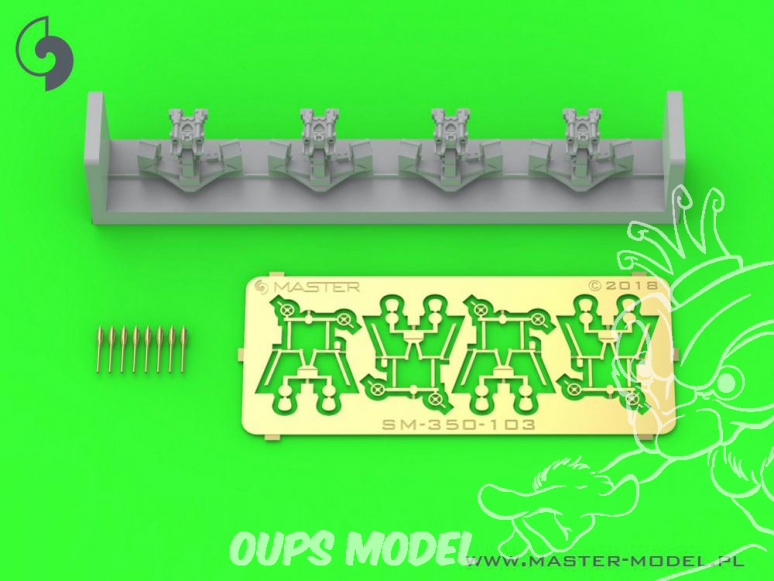 Master Model SM-350-103 Double Canon 37mm/50 (1.46in) Français Modèle 1933 1/350