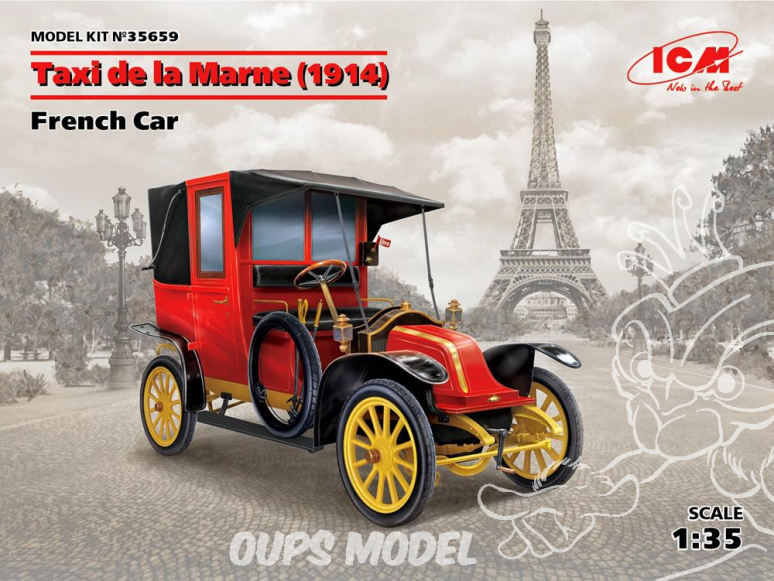 Icm maquette militaire 35659 Taxi de la Marne (1914) 1/35