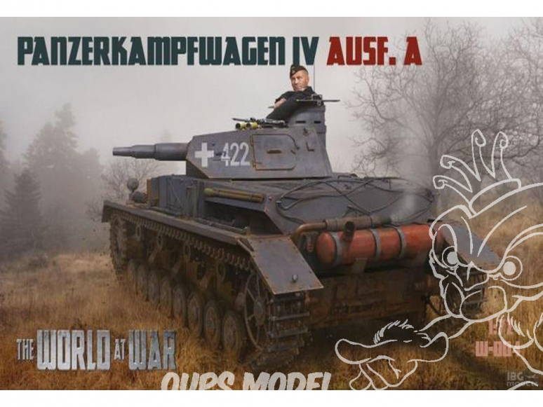 IBG maquette militaire w-004 Panzerkampfwagen II Ausf.A 1/72