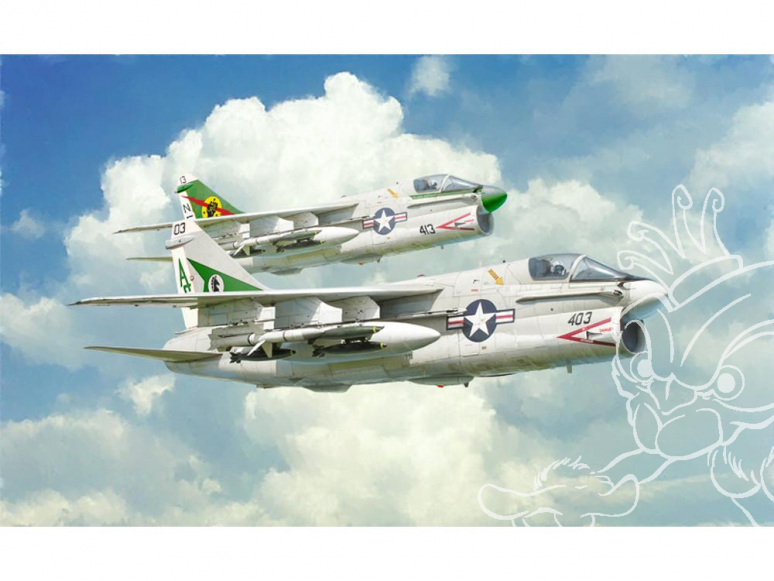 Italeri maquette avion 1411 A-7E CORSAIR II 1/72