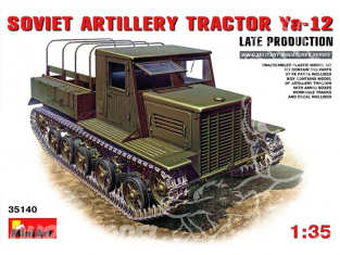 MINI ART maquette militaire 35140 TRACTEUR D ARTILLERIE SOVIETIQUE Ya-12 (Fin de production) 1/35