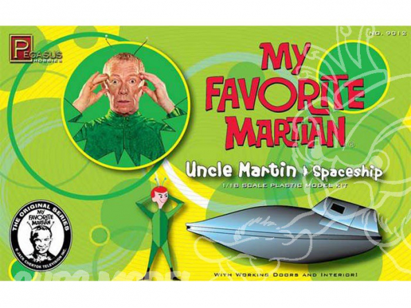 PEGASUS maquette espace 9012 My favorite Martian 1/18