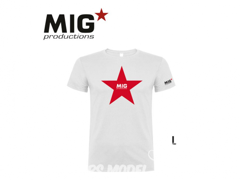 MIG Productions by AK P274 T-Shirt MIG Productions blanc Homme taille L