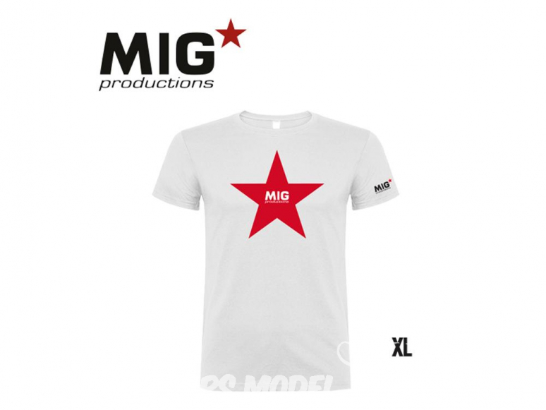 MIG Productions by AK P275 T-Shirt MIG Productions blanc Homme taille XL