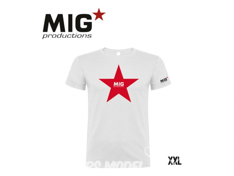 MIG Productions by AK P276 T-Shirt MIG Productions blanc Homme taille XXL