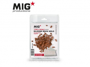 MIG Productions by AK MP35-400 Moule silicone pour briques 1/35