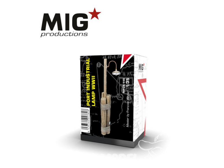MIG Productions by AK MP35-115 Lampe industrielle portuaire WWII 1/35