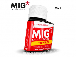 MIG Productions by Ak P705 Diluant pour Enamel et huiles 125ml