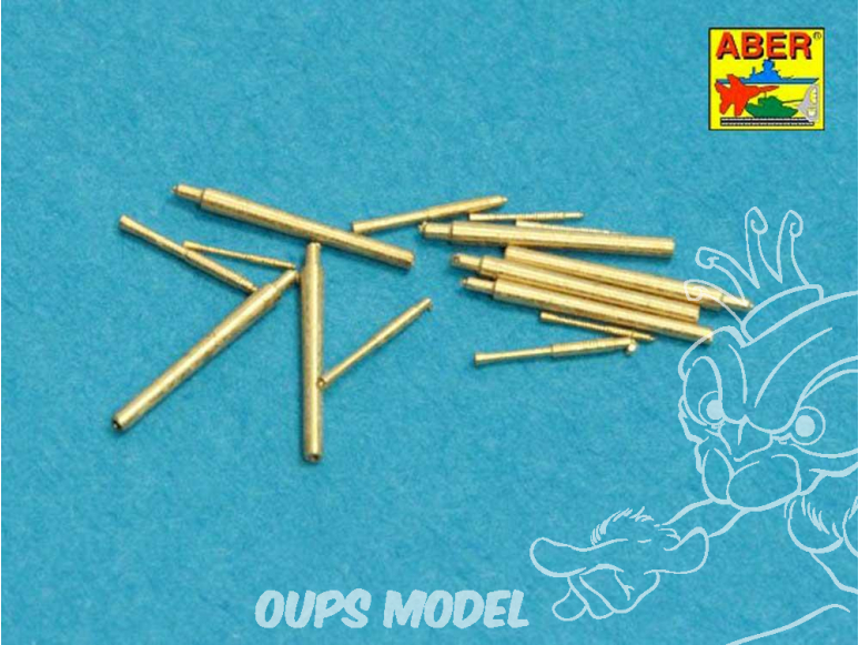 Aber 350L75 Set canons pour pour les croiseur léger japonais: Abukama Isuzu Kinu Nagara Natori Yura 1/350