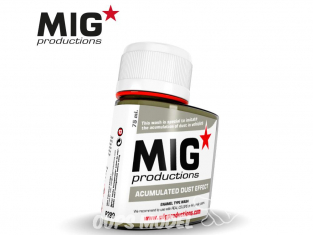 MIG Productions by Ak P299 Effet accumulation poussière Enamel 75ml