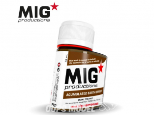 MIG Productions by Ak P300 Effet accumulation terre Enamel 75ml